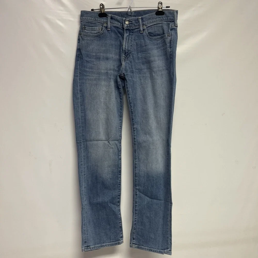 Abercrombie & Fitch Men's Medium Wash Blue Jeans 30W 32L Kennan Straight